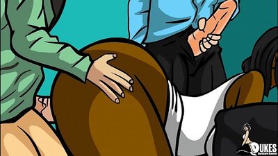 Studenten hunn Sex mat schwaarze Schoulmeeschter no der Schoul